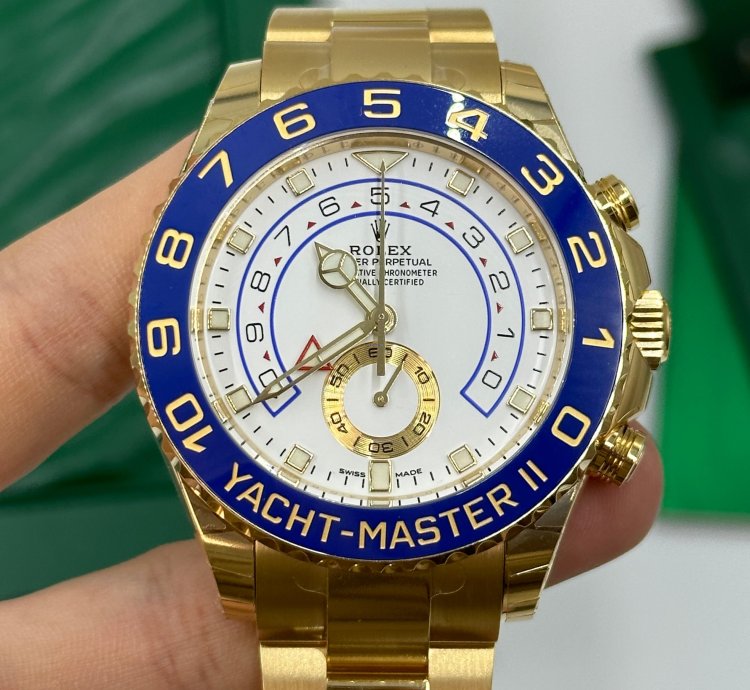 Rolex Yacht-master Ii 44mm Yellow Gold 116688
