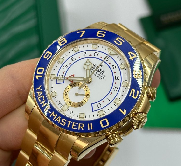 Rolex Yacht-master Ii 44mm Yellow Gold 116688