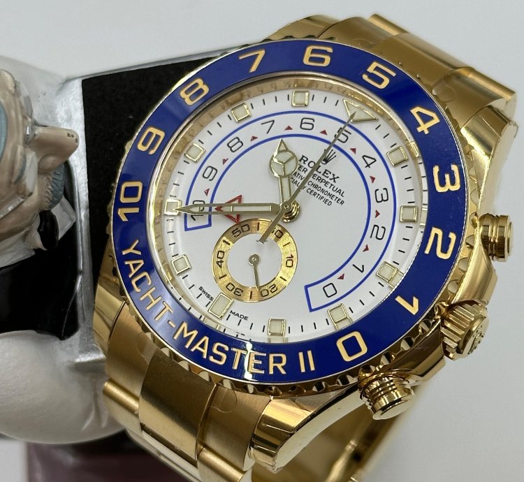 Rolex Yacht-master Ii 44mm Yellow Gold 116688