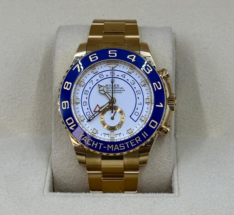 Rolex Yacht-master Ii 44mm Yellow Gold 116688