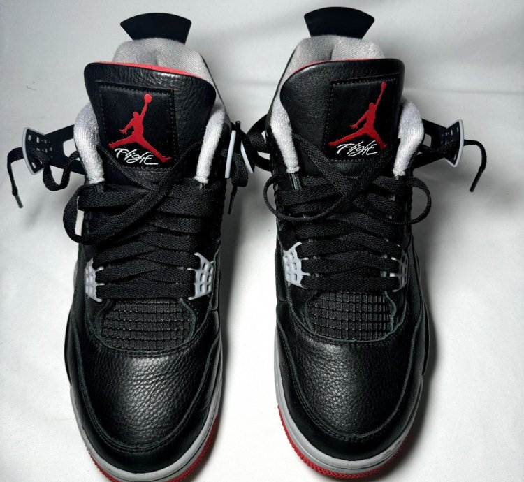Size 9 5 - Nike Air Jordan 4 Retro Bred Reimagined Shoes