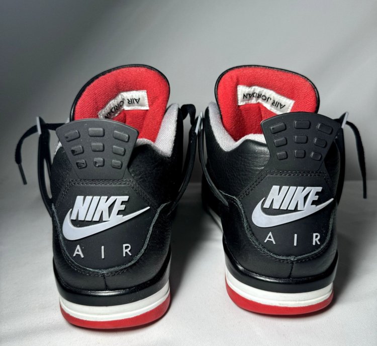 Size 9 5 - Nike Air Jordan 4 Retro Bred Reimagined Shoes