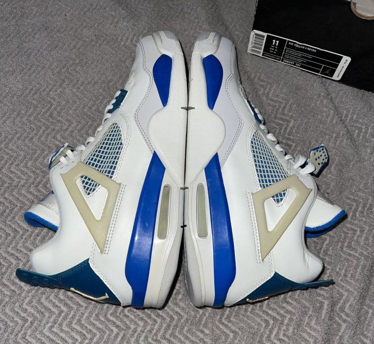 Air Jordan 4 Iv Military Blue Ds 2006 Rare See Description