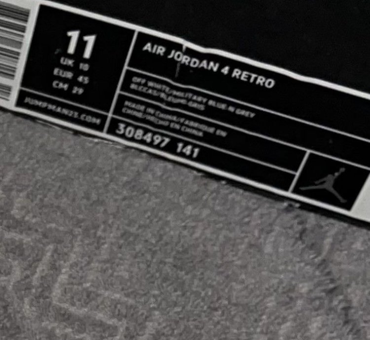 Air Jordan 4 Iv Military Blue Ds 2006 Rare See Description