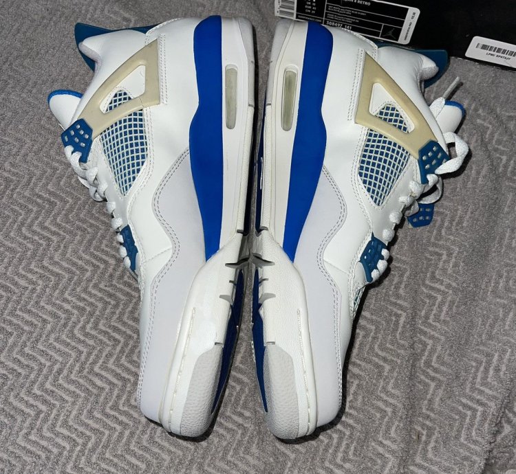 Air Jordan 4 Iv Military Blue Ds 2006 Rare See Description