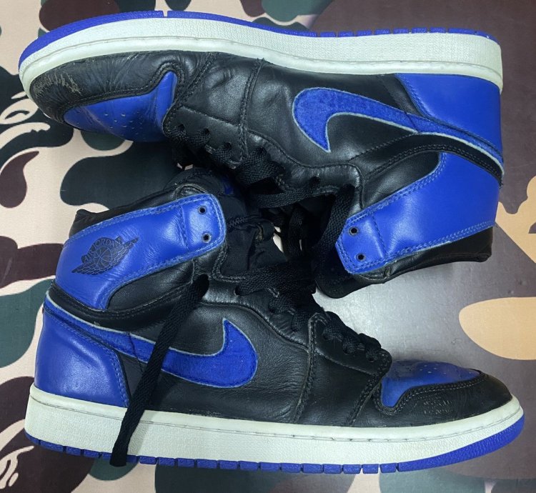 Vintage 2001 Air Jordan 1 Retro Royal Blue