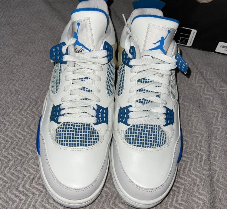 Air Jordan 4 Iv Military Blue Ds 2006 Rare See Description