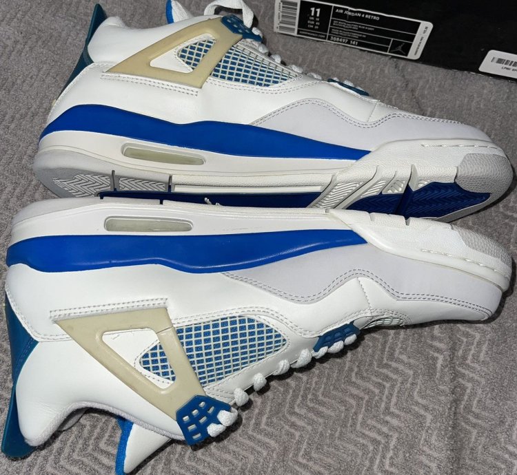 Air Jordan 4 Iv Military Blue Ds 2006 Rare See Description