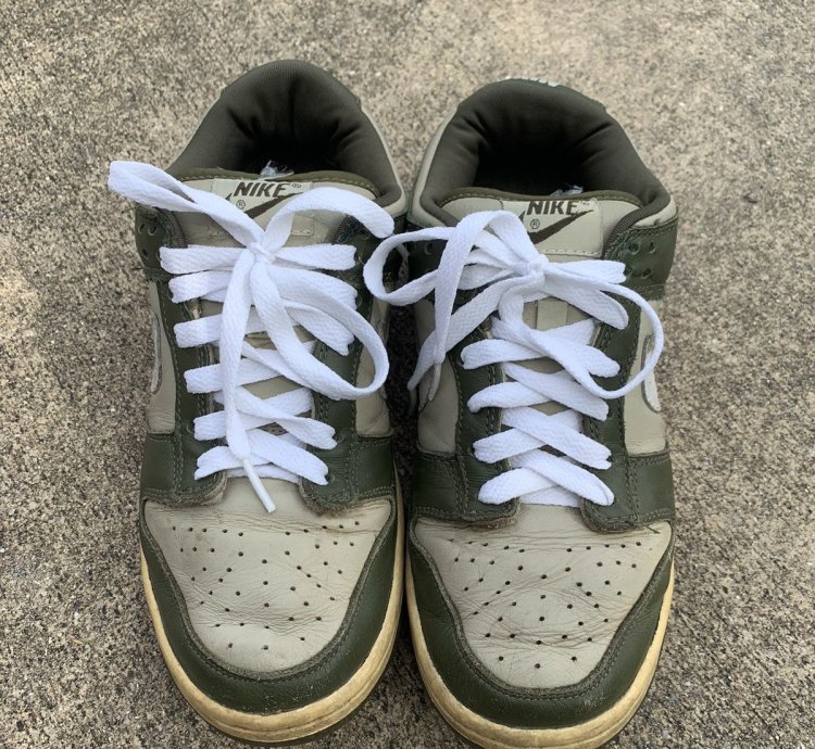 Vintage 2002 Nike Dunk Low Pro Olive Stone Sb Shoes