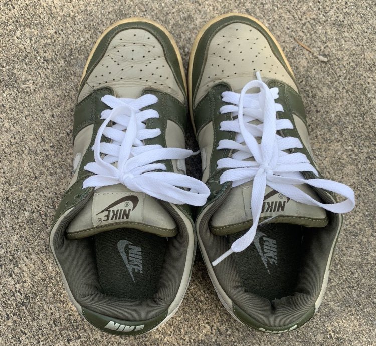 Vintage 2002 Nike Dunk Low Pro Olive Stone Sb Shoes
