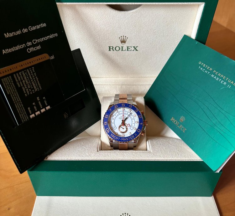Rolex Yacht-master Ii Discontinued Unworn Incl Box Papers