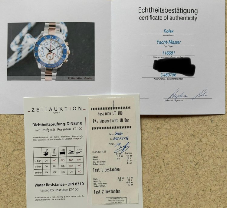 Rolex Yacht-master Ii Discontinued Unworn Incl Box Papers