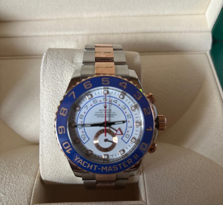 Rolex Yacht-master Ii Discontinued Unworn Incl Box Papers
