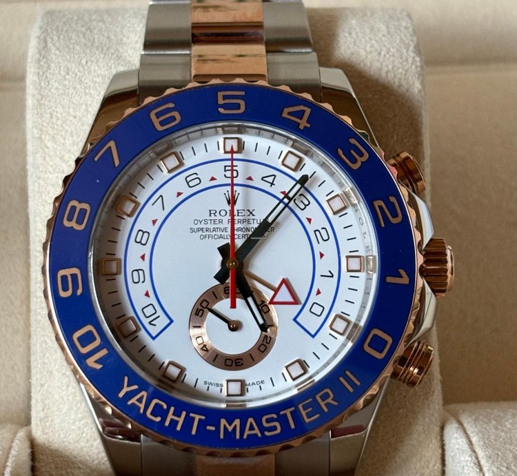Rolex Yacht-master Ii Discontinued Unworn Incl Box Papers