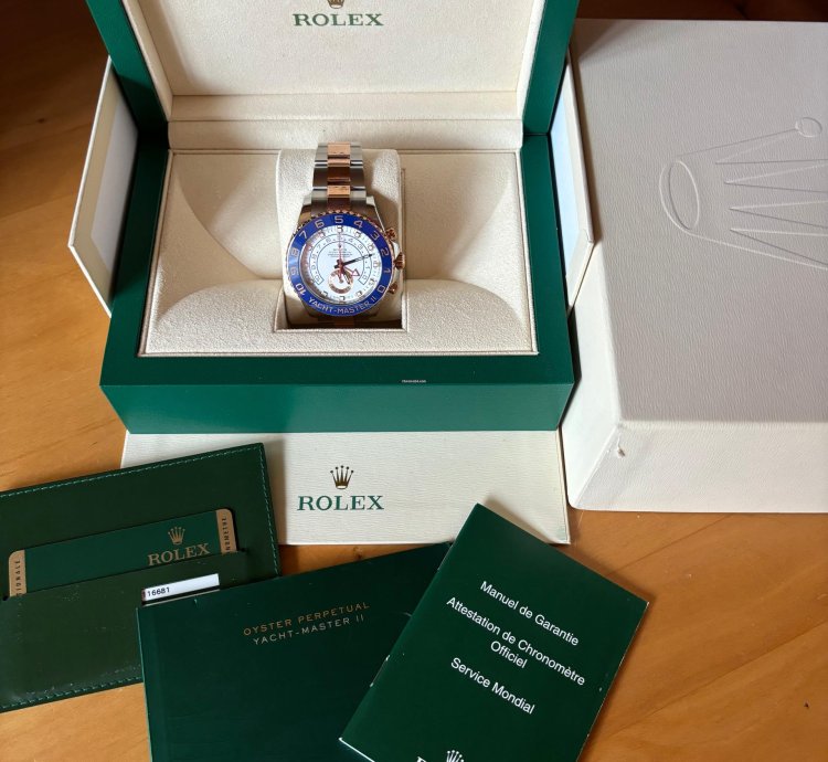 Rolex Yacht-master Ii Discontinued Unworn Incl Box Papers