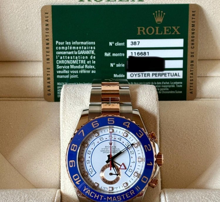 Rolex Yacht-master Ii Discontinued Unworn Incl Box Papers