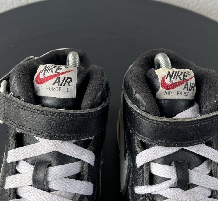 Vintage 2003 Nike Air Force 1 Nyc New York Mid Shoes Leather