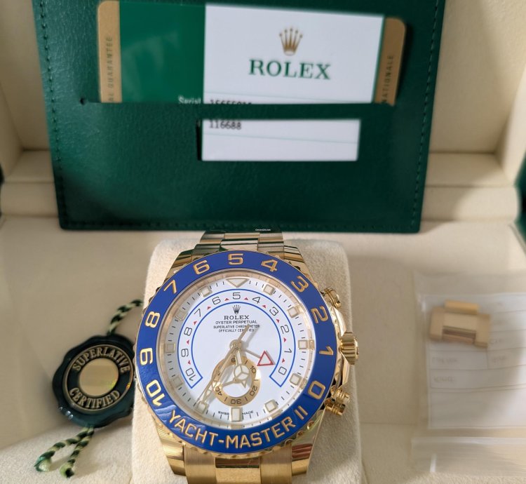 Rolex Yacht-master Ii Full Set In Box As New Condition