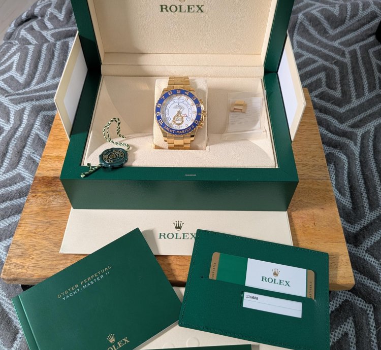 Rolex Yacht-master Ii Full Set In Box As New Condition