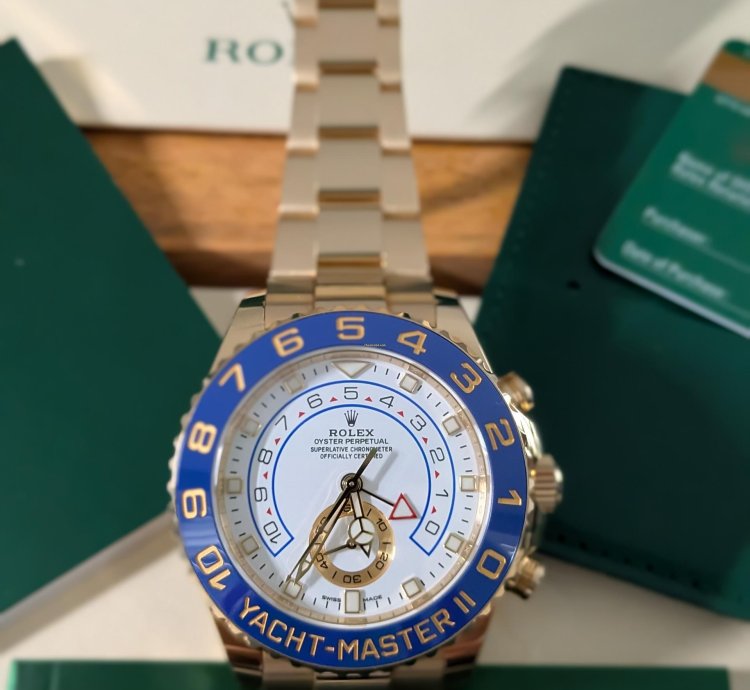Rolex Yacht-master Ii Full Set In Box As New Condition