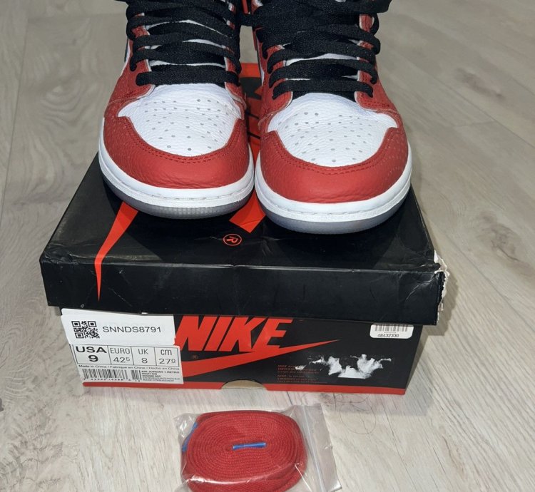 Spiderman Origin Story Air Jordan 1 Retro Size 9