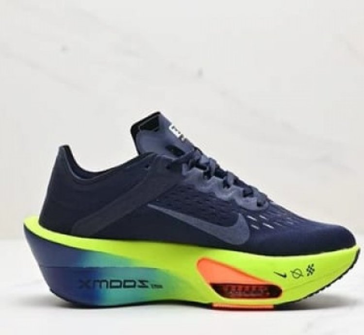 Nike Air Zoom Alphafly Next 3 Navy Volt Running Shoes