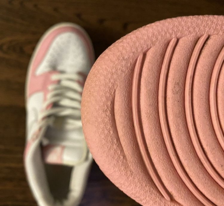 Vintage 2005 Nike Dunk Low Real Pink White-pink