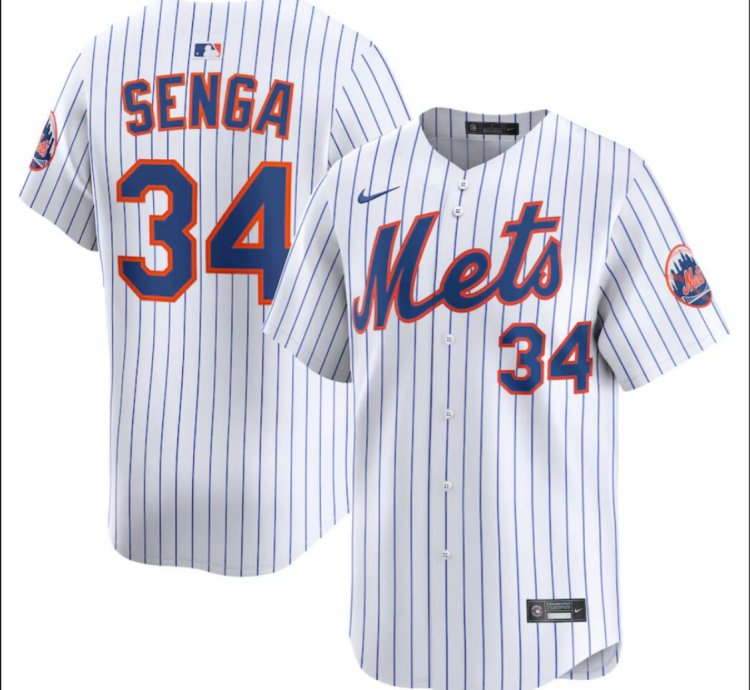 New York Mets 34 Kodai Senga Jersey Stitched