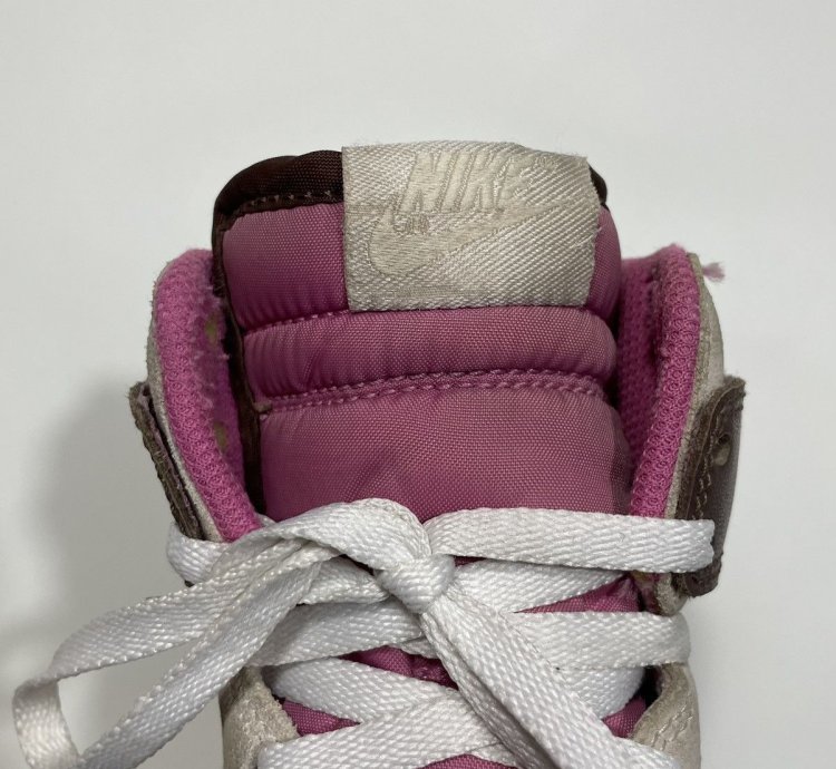Vintage 2008 Nike Dunk High White Chocolate Pink Rare Color