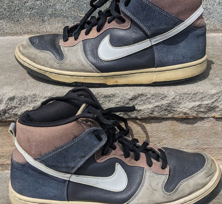 Vintage 2008 Nike Dunk Pro Sb High 305050-015 Size 13