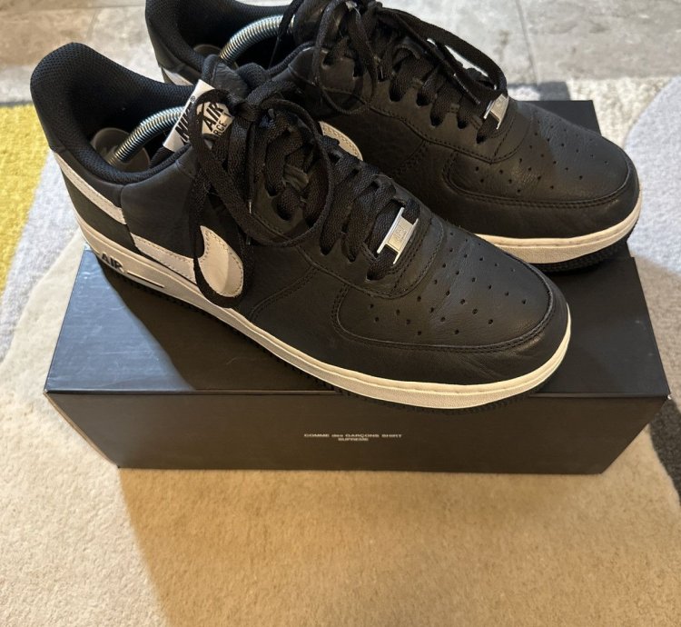 Supreme Comme Des Garcons Shirt Air Force 1 Low Black