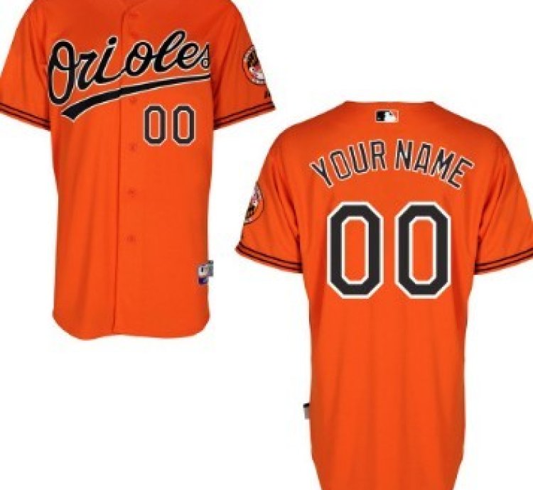 Baltimore Orioles Customized Orange Jersey
