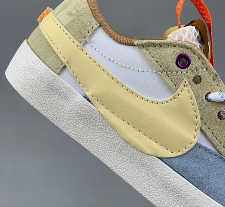 Nike Blazer Low 77 Jumbo Sail Alabaster Celestine Blue Sneakers
