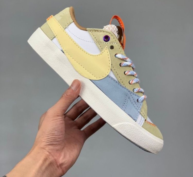Nike Blazer Low 77 Jumbo Sail Alabaster Celestine Blue Sneakers