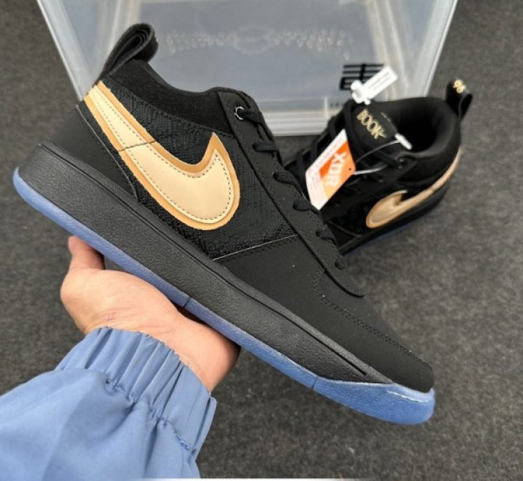 Nike Book 1 Gold Blue Sneakers