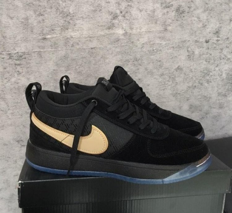 Nike Book 1 Gold Blue Sneakers