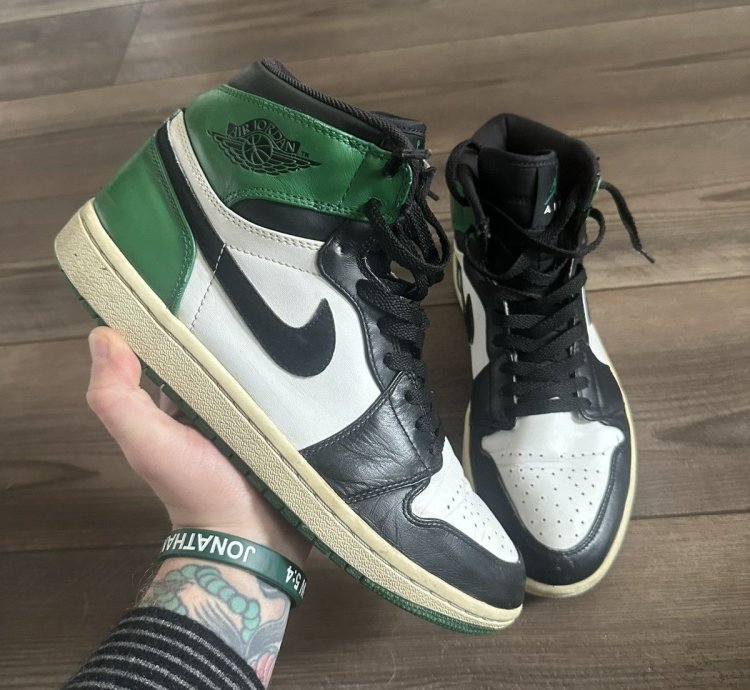 Vintage 2009 Air Jordan Retro 1 Dmp Boston Celtics Rare