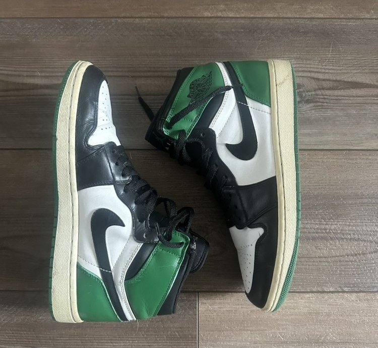 Vintage 2009 Air Jordan Retro 1 Dmp Boston Celtics Rare