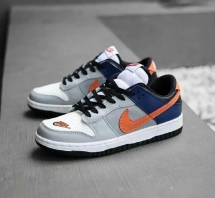 Nike Dunk Low Ekin White Neutral Grey Orange Sneakers