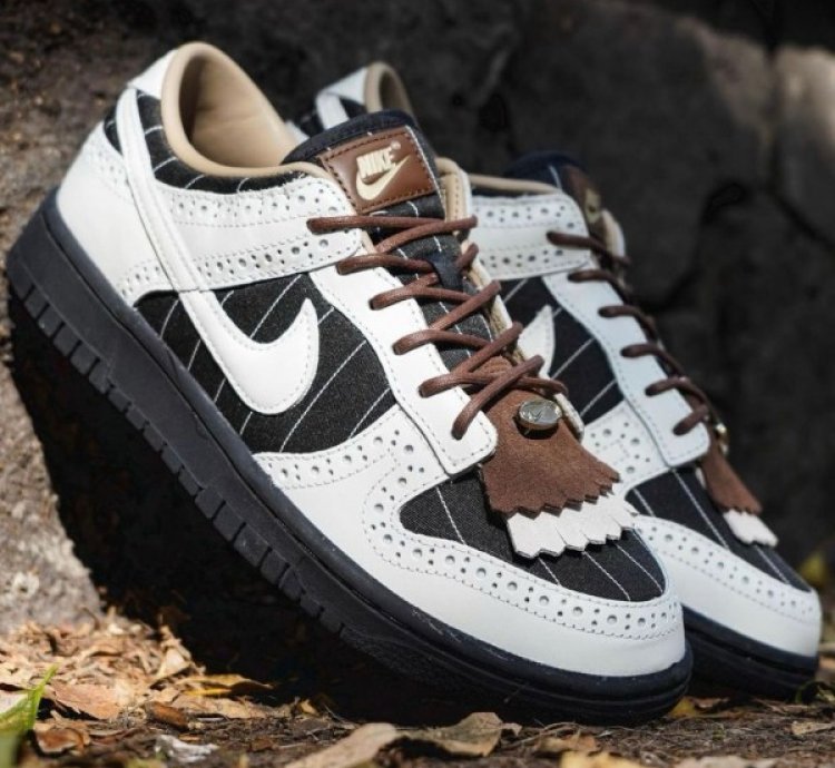 Nike Dunk Low Lx Brogue White Black Sneakers