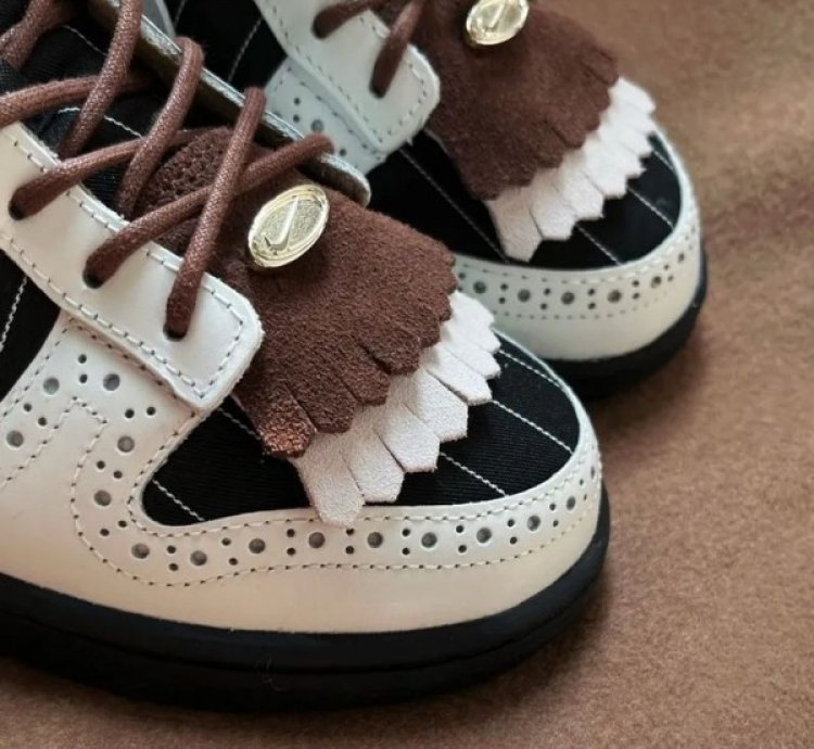 Nike Dunk Low Lx Brogue White Black Sneakers