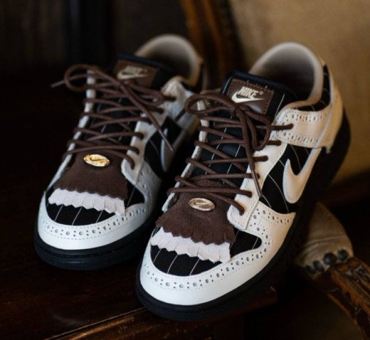 Nike Dunk Low Lx Brogue White Black Sneakers