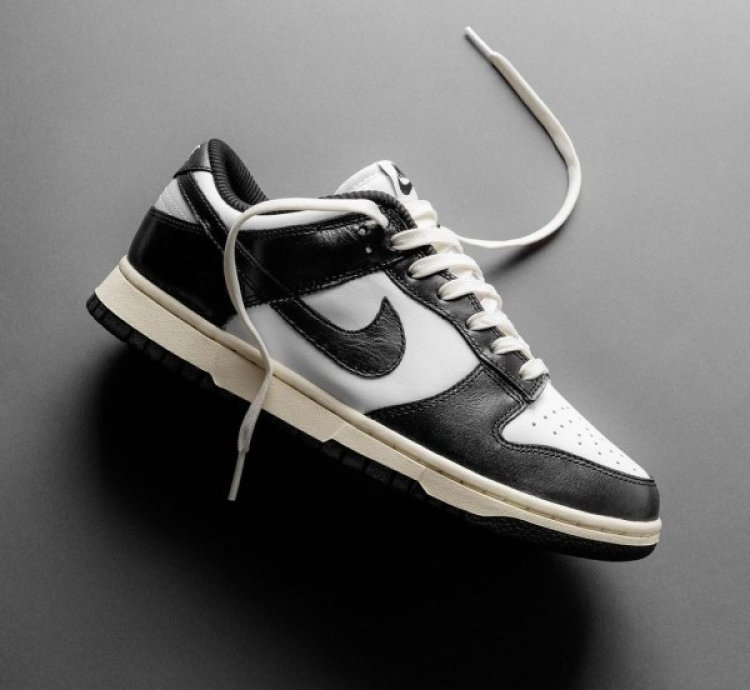 Nike Dunk Low Vintage Panda Sneakers