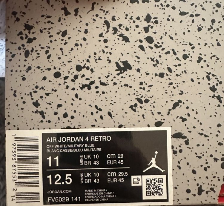 Air Jordan 4 Retro Military Blue 2024