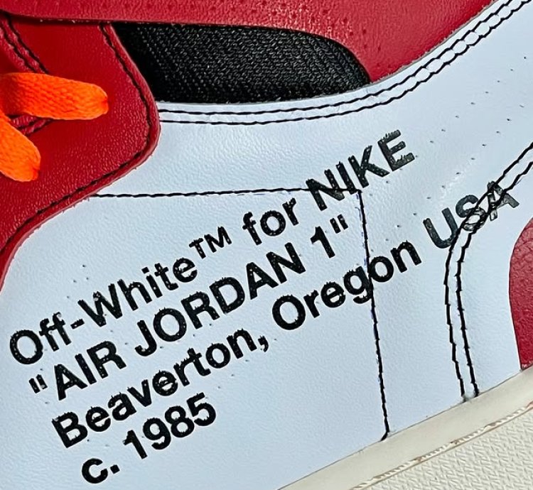 Off-white X Air Jordan 1 Retro High Og chicago