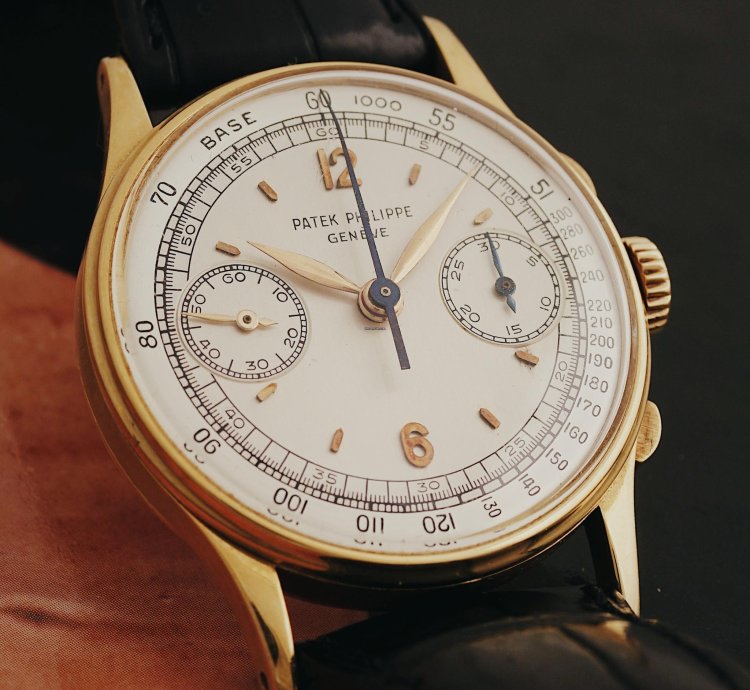 Patek Philippe Chronograph 1947 18k Ygold Ref 130