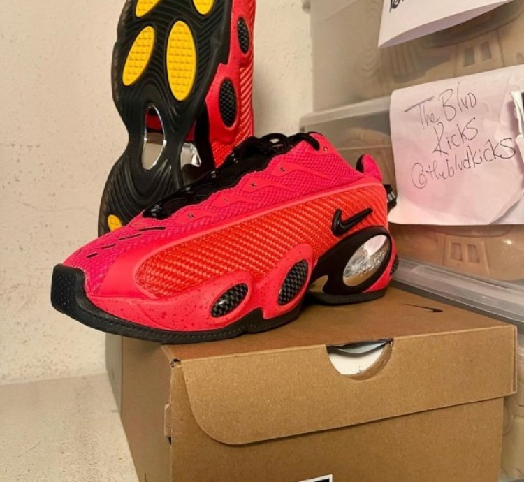 Nike Nocta Glide Bright Crimson Red Sneakers