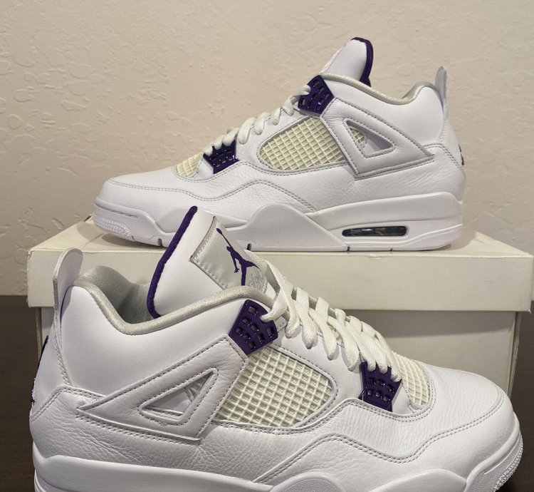 Air Jordan 4 Retro Purple Metallic