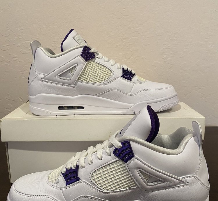 Air Jordan 4 Retro Purple Metallic