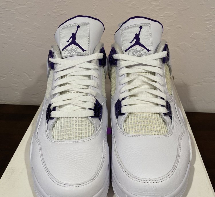 Air Jordan 4 Retro Purple Metallic
